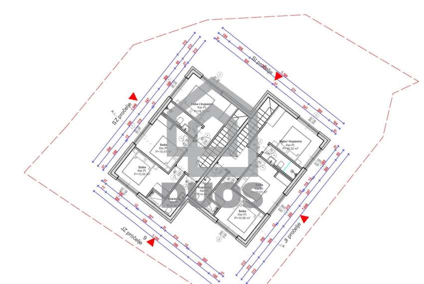 Eine neu gebaute Doppelhaushälfte in einem ruhigen Teil von Murter mit einem Swimmingpool und drei Schlafzimmern 1